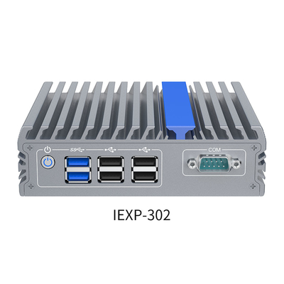 Dual Lan PC sans ventilateur Rs232 J3710 Carte SIM Linux Mini Ordinateur de bureau