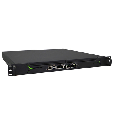 Appareil de pare-feu rackmount 1U6L-ADL avec VPN 2 Gbps et système d'exploitation Linux