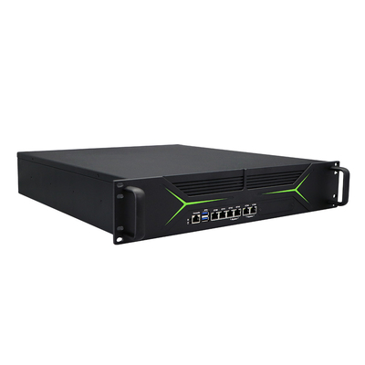 4 ports optiques ou 4 ports réseau 2U Serveurs à rackmount à double fente RAM