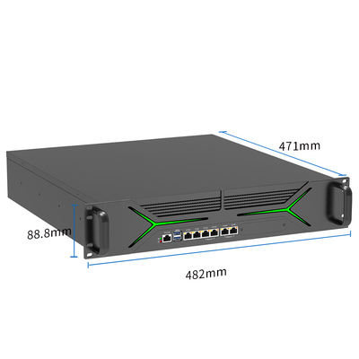 Lga1700 2u serveur rackmount à double prise Intel H610