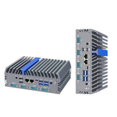 Din-Rail Mini PC Box Ordinateur avec Ddr5 Ram M.2 Ssd Triple Display
