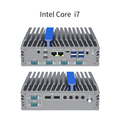PC industriel à noyau compact jusqu'à 32 Go de mémoire DDR5 avec 2 LAN Intel Gigabit