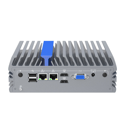 Mini-ordinateur sans ventilateur avec 4 cœurs et processeur Intel N100