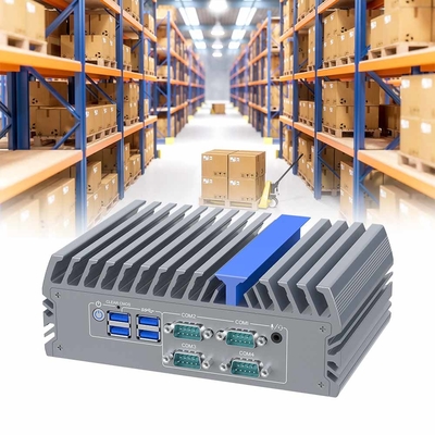 Mini-ordinateur sans ventilateur à double lan N100 Synchrone Asynchrone Triple Display
