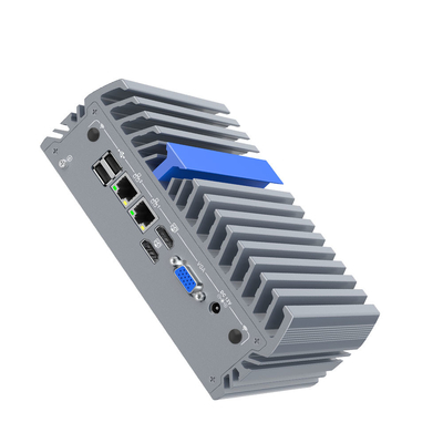 L'ordinateur à petit facteur N100 2 Lan 4 Com 6 USB Mini PC 12 Volts