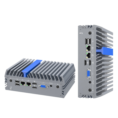 N100 Mini Computer 2 Lan 2 USB 2.0 VESA Monté sous Linux Mini PC Pour la programmation