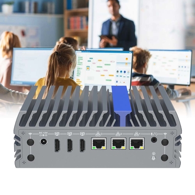 Entrepôt intelligent PC Linux sans ventilateur 12ème génération I3 I5 I7 Ddr5 Mini PC