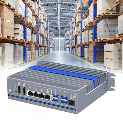 DC 12V-24V Mini PC industriel sans ventilateur avec CPU I7 et support de haute tension