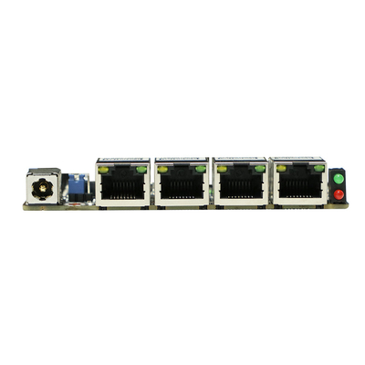Petite carte mère J3160 NUC avec 4 ports LAN Ethernet Gigabit 2 ports USB 2.0