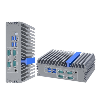 Petit mini PC J6412 Quad Core 6 USB 4 COM 2 Lan Nano Ordinateur