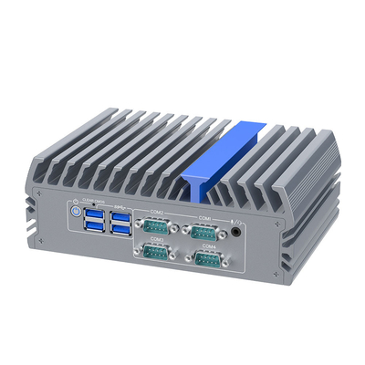 Mini PC industriel J6412 Dual Lan DDR4 Ram M.2 SSD Fanelss Mini-ordinateur de surveillance pour le système POS