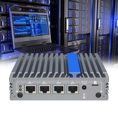 4 ports Ethernet Mini ordinateur N100 sans ventilateur Mini PC Pfsense