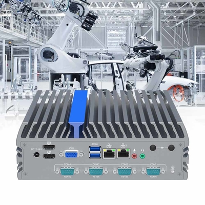 Ordinateur sans ventilateur industriel DDR4 RAM M.2 SSD pour système de contrôle laser CNC