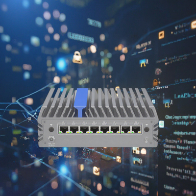 Firewall 8 ports réseau gigabit double DDR4 M.2 SSD 1 RJ45 COM