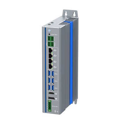 DC 12V-24V Mini PC sans ventilateur Intel 12e 13e 14e génération Core I3 I5 I7 Processeur de bureau Mini Box PC pour IOT