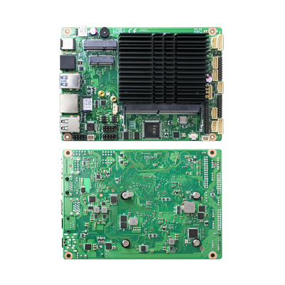 Plaque mère industrielle personnalisée de 3,5 pouces N5095 Ddr4 Ram avec affichage VGA/hd/lvds et COM 2 COM